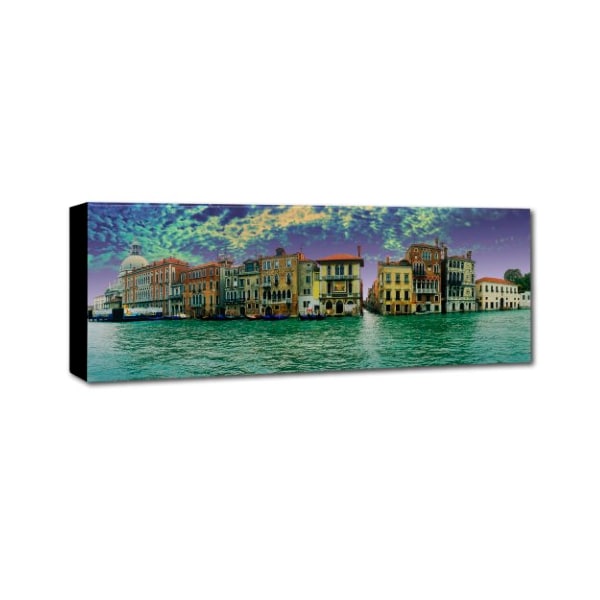 John Xiong 'Buildings Of Venice' Canvas Art,10x32